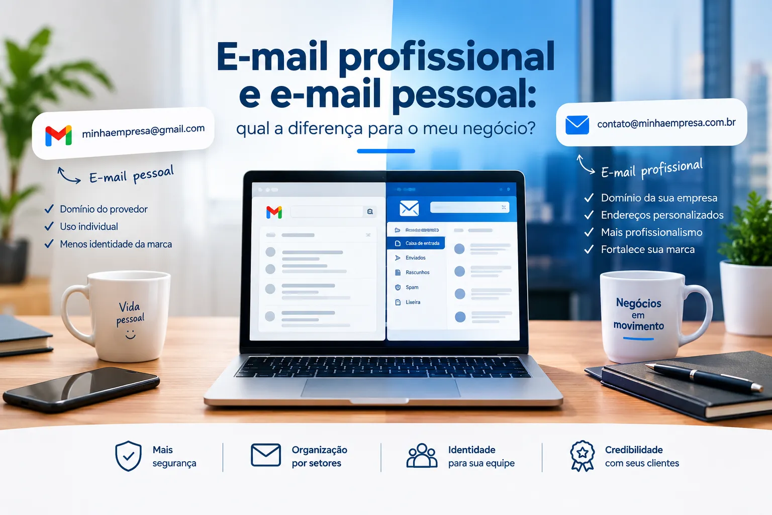 E-mail profissional ou pessoal: qual a diferença para empresas?